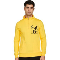 FYLTR Men's Casual Stand Collar Jacket With Half Zip Branding | Full Sleeve | Casual Winterwear For Men