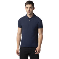 FYLTR Men's Solid Regular Fit Polo Shirt (FYLAW23MP-003_Blue Beats 2XL)