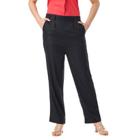 FYLTR Women's Regular Pants (FYLSS23WP-029_Black Heart_32)