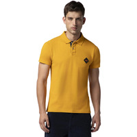 FYLTR Men's Solid Regular Fit Polo Shirt (FYLAW23MP-004_Golden Mustard Yellow L)