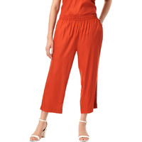 FYLTR Women's Regular Pants (FYLSS23WP-028_Slay Clay_28)