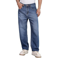 INKD Men's Relaxed Jeans (INKSS25MJN-601_Marine Blue