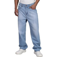 INKD Men's Relaxed Jeans (INKSS25MJN-601_Denim Drama