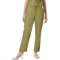 FYLTR Women's Casual Pull-up Pants -Soft Handfeel (Alive olive, 28)