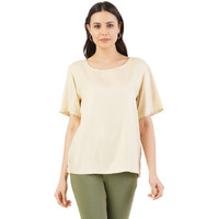 FYLTR Women's Solid Regular Fit Blouse (FYLSS23WB-020_Goa Sands S)