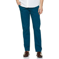 FYLTR Men's Regular Khakis (FYLSS23MK-004_Surreal Teal_28)