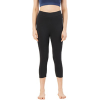 PUMPD Womens Regular Leggings (PUMSS23WCP-009_Black Hole_L)