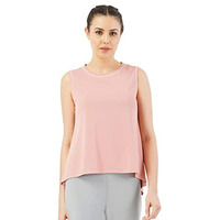 PUMPD Womens Solid Athletic Fit T-Shirt (PUMSS23WTK-004_Hearty Pink S)