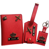 Giftsclub Polyurethane Unisex wallet(RED)
