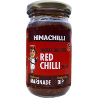 HIMACHILLI RED Chilli CHUKH -Traditional Chamba Chukh from Himachal-Smokey, Hot & Spicy Chilli Pickle, Paste & Marinade (200gm)