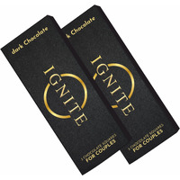 Ignite Chocolate Bars (2 Box) | Luxurious Dark Chocolate for Uplifting Mood & Vitality | Ideal for Men & Women,Vegetarian and Gluten-Free Delight