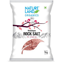Natureland Organics Himalayan Pink Rock Salt 1 KG - Organic Rock Salt