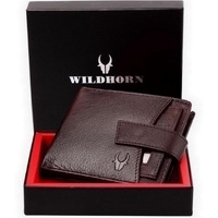 WildHorn Brown Leather Wallet for Men