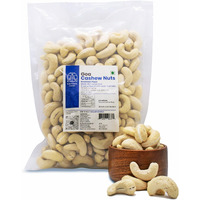 Sattvic Foods Emperor Cashew - Truly Goan Cashewnuts W150 (500 g) - Biggest and Rarest Kaju in the world (Roasted Plain - Jumbo Size) Average 3g weight per nut