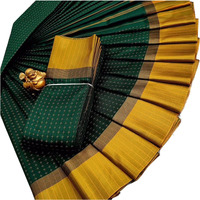 VJ Fashion Women Woven Soft Silk Saree With Blouse Piece_freesize