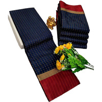 VJ Fashion Women Woven Soft Silk Saree With Blouse Piece_freesize(Blue)