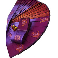 VJFASHION Women Paithani Soft Silk Saree With Blouse Piece_freesize(Lavender&Magenta)