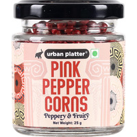 Urban Platter Whole Pink Pepper Corns, 25g (Vibrant, Fragrant & Mildly peppery | Peppercorns | Adds a delightful and subtle heat to oils, foods, salads)
