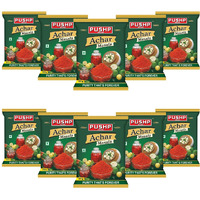 Pushp Brand Achar Masala Pouch (Pack of 10, 200gm each, Pack)