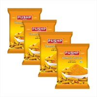 Pushp Brand Turmeric Powder Pouch (500gm pack) (Pack of 4)