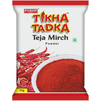 Pushp Brand Chilli Powder Spicy Red Chilli Powder (Tikha Tadka) (1 KG)