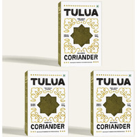 Tulua Coriander Premium Powder (Dhaniya) - 100gm Each Pack of 3 | Naturally Processed and Grounded with Natural Oils | 100% Natural and Organic | Made with Freshest Coriander Seeds