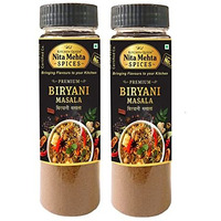 KITCHEN QUEEN NITA MEHTA Premium Biryani Masala 180g Make Varieties of Biryani | Make Briyani at Home with the help of Nita Mehta Biryani Recipe | 180g, 2 Pack