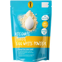 Adequate Foods Egg White Powder Pack of 2 (500 gm + 500 gm) No Additives, Just One Ingredient Homogenized, Pasteurized, Gluten-Free | 2 min breakfast | 125 Omelets