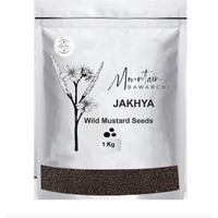 Mountain Bawarchi Jakhiya - 1 Kg | Black Jakhiya Seeds | Wild Mustard Seed | Rai Seeds | 500, Pack of 2