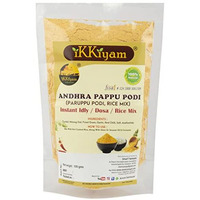 Ikkiyam Andhra Paruppu Podi | South Indian Spice Rice Mix Blend Podi | Instant Idli /Dosa /Rice Mix/ Podi With Goodness of Tur & Mong Dal | Ready to cook Idli/ Dosa Powder/ Kandipodi | Pack-1 | 100 g