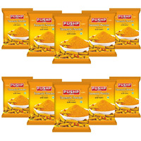 Pushp Brand Turmeric Powder Pouch (500gm pack) (Pack of 10)