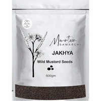 Mountain Bawarchi Jakhiya 500g | Black Jakhiya Seeds | Wild Mustard Seed | Rai Seeds | 500g