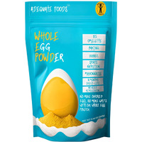 Adequate Foods Whole Egg Powder 500 gm (Pack of 1) No Additives, Just One Ingredient, Homogenized, Pasteurized, Gluten-Free Great for Baking and Cooking | 2 min breakfast | 125 Omelets