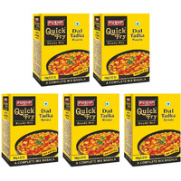 Pushp Brand - Ready to Cook Quick Fry Dal Tadka Masala (100g Box) (Pack of 5)