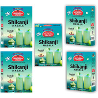 KITCHEN QUEEN NITA MEHTA Shikanji Masala 100g Each (Pack of 5) = 500g | Make Varieties of Shikanji at Home (SHIKANJI MASALA, 5 PACK | 500g)