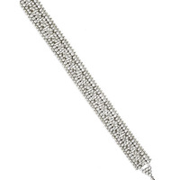 Peora Traditional Jewellery Gold Plated Kundan Silver White Waist Belt Kamar bandh Belly Chain for Women Girls