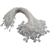 Aakriti Clothing Tag Hang Tag String for Garments 1000 Pcs/Dress Hang Tag String/Cords (White)