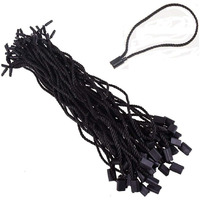 Aakriti Clothing Tag Hang Tag String for Garments 1000 Pcs/Dress Hang Tag String/Cords (Black)