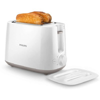 Philips Daily Collection HD2582/00 830-Watt 2-Slice Pop-up Toaster (White)