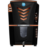 AQUA D PURE 4 in 1 Copper RO Water Purifier with 10 Stage Purification Filtration, UV, UF, TDS Adjuster and 12 Liter Large Storage Tank (S32 Siron Gold Copper RO)