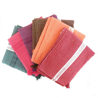 Taram Kitchen towels pure Cotton Lunch Towel Daily Use Towel Face Towel 100% Pure Cotton Towel (55 X 55 Cm, 6 Pieces, Plain, 250 Gsm).