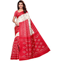 Yashika womens Georgette light weight saree with blouse piece (Multi-Color_Free_Size) SDPL-TWEET RED