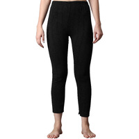 Wearslim Winter Thermal Bottom Underwear for Women Ultra Soft Winter Warmer Inner Wear Johns Pant Lower - Zed Black (Size - 4XL)