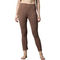 Wearslim Winter Thermal Bottom Underwear for Women | Ultra Soft Winter Warmer Inner Wear Johns Pant Lower Color - Brown (Size - Medium)