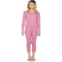 BODYCARE Insider Kids Thermal Top & Bottom Set (Fuchsia 40CM | 6-12 Months)