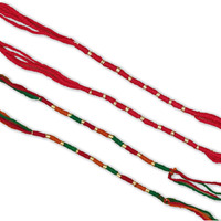 Prapti Handicrafts Handmade Gunthan Rakhi For Brother/Sister For Mens (Pack Of 4)