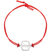 Silver Chest 925 Silver Rakhi for Brother - Pure Chandi Rakhi for Men and Boys in Moli Dhaga with Authenticity Certificate | Design -BHAI (Hexagon)