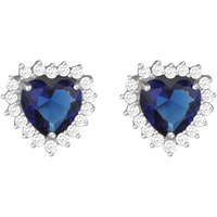 GIVA 925 Silver Heart Of The Ocean Studs|Gifts For Girlfriend,Rakhi Rakshabandhan Gift For Sister Bhabhi,Gifts For Women & Girls|With Certificate Of Authenticity And 925 Stamp|6 Month Warranty*