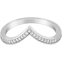 GIVA 925 Silver Zirconia Vanki Ring,Fixed Size, Indian - 12, US - 6 | Rakhi Rakshabandhan Gift for Sister Bhabhi , Gifts for Women & Girls | With Certificate of Authenticity and 925 Stamp | 6 Months Warranty*