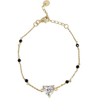 ZAVYA 925 Sterling Silver Cubic Zirconia Modest Gold Plating Chain Bracelet Rakhi Rakshabandhan Gift for Sister Bhabhi, Gifts for Women & Girls | With Certificate of Authenticity and 925 Hallmark